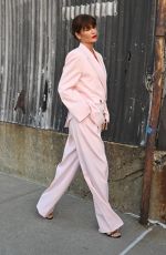 HELENA CHRISTENSEN at Alexander McQueen Fashion Show in New York 03/15/2022