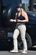 HILARY DUFF at 7-Eleven in Studio City 03/09/2022