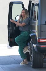 HILARY DUFF at a Gas Station in Studio City 03/20/2022