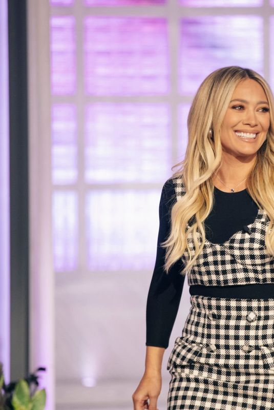 HILARY DUFF at Kelly Clarkson Show 02/23/2022