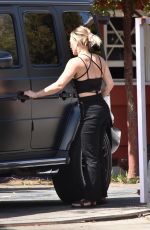 HILARY DUFF Out and About in Los Angeles 03/17/2022