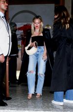 HILARY DUFF Out for Dinner at LAVO Ristorante in West Hollywood 03/11/2022