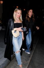 HILARY DUFF Out for Dinner at LAVO Ristorante in West Hollywood 03/11/2022