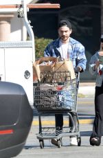 HILARY DUFF Out for Grocery Shopping in Los Angeles 03/08/2022