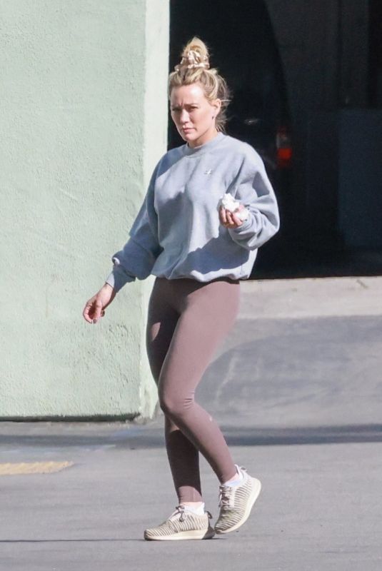 HILARY DUFF Out in Los Angeles 03/12/2022
