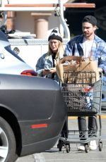HILARY DUUF and Matthew Koma Shopping at Gelson