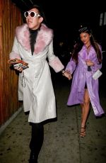 HOLL YSCARFONE Arrives at The Nice Guy in West Hollywood 03/09/2022