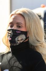 HOLLY MDISON at Crumbs & Whiskers Kitten & Cat Cafe Pet Store in West Hollywood 03/11/2022