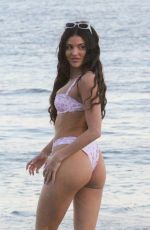 HOLLY SCAFRONE in Bikini at a Beach in Los Angeles 02/26/2022