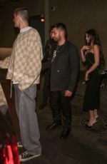 HOLLY SCARFONE and G-Eazy Leaves a Restaurant in Hollywood 03/23/2022