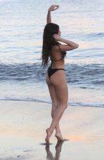 HOLLY SCARFONE in Bikini at a Beach in Malibu 02/28/2022