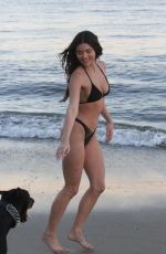 HOLLY SCARFONE in Bikini at a Beach in Malibu 02/28/2022