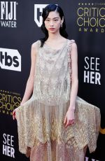 HOYEON JUNG at 27th Annual Critics Choice Awards in Los Angeles 03/13/2022