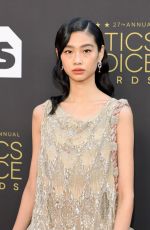 HOYEON JUNG at 27th Annual Critics Choice Awards in Los Angeles 03/13/2022