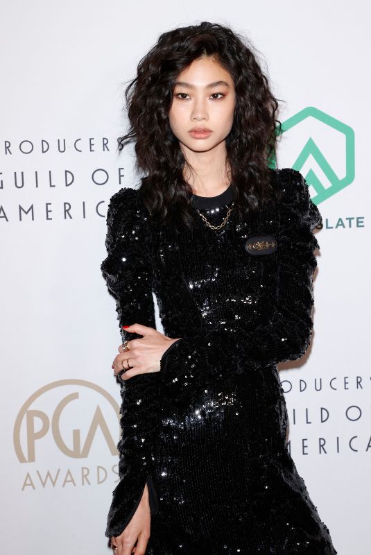 HOYEON JUNG at 33rd Annual Producers Guild Awards in Los Angeles 03/19/2022