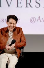 HOYEON JUNG Speaks at THR Awards Chatter Podcast at Chapman University 02/28/2022