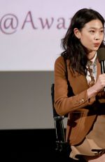 HOYEON JUNG Speaks at THR Awards Chatter Podcast at Chapman University 02/28/2022