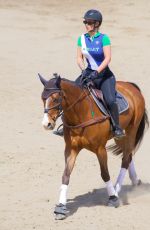 IGGY AZALEA Takes Horseback Riding Lessons in Malibu 03/29/2022