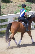 IGGY AZALEA Takes Horseback Riding Lessons in Malibu 03/29/2022