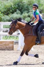 IGGY AZALEA Takes Horseback Riding Lessons in Malibu 03/29/2022