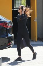 IRINA SHAYK Heading to a Gym in Santa Monica 03/01/2022