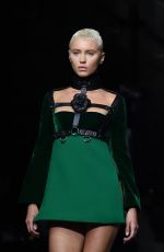 IRIS LAW Walks Runway at Roberto Cavalli Show at Milan Fashion Week 02/23/2022