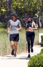 IVANKA TRUMP and Jared Kushner Out Jogging in Miami 03/05/2022