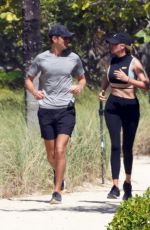 IVANKA TRUMP and Jared Kushner Out Jogging in Miami 03/05/2022