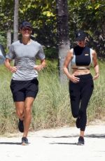 IVANKA TRUMP and Jared Kushner Out Jogging in Miami 03/05/2022
