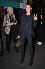 IZABEL GOULART at Caviar Kaspia in Paris 03/04/2022