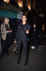 IZABEL GOULART at Caviar Kaspia in Paris 03/04/2022