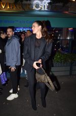 IZABEL GOULART at Caviar Kaspia in Paris 03/04/2022