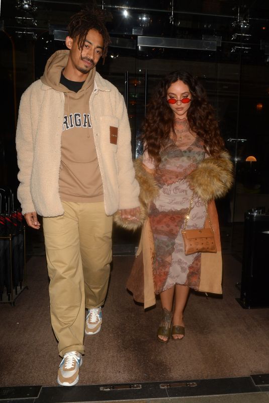JADE THIRLWALL Arrives at Charli XCX