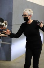 JAMIE LEE CURTIS Leaves a Screening Introduction in Los Angeles 03/25/2022