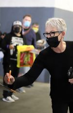 JAMIE LEE CURTIS Leaves a Screening Introduction in Los Angeles 03/25/2022