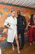 JASMINE SANDERS Green Carpet Fashion Awards Launch Dinner at San Vicente Bungalows 03/24/2022