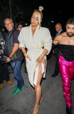 JASMINE SANDERS Green Carpet Fashion Awards Launch Dinner at San Vicente Bungalows 03/24/2022