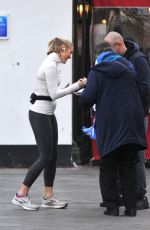JENNI FALCONER Heading for Afternoon Run in London 02/27/2022