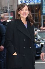 JENNIFER GARNER Arrives at GMA Studios in New York 03/01/2022