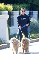JENNIFER GARNER Out wuth Her Dogs in Santa Monica 03/12/2022
