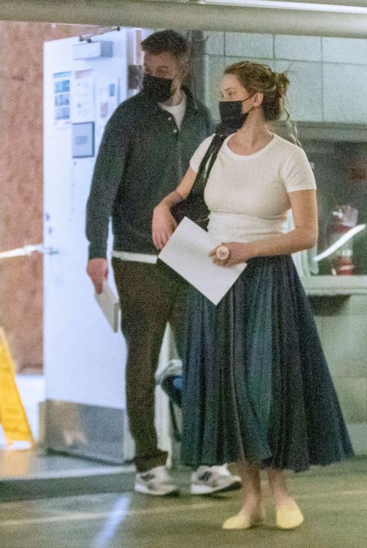 JENNIFER LAWRENCE and Cooke Maroney Out with Their Baby in Los Angeles 03/03/2022