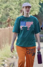 JENNIFER LAWRENCE Out Hiking in Los Angeles 03/02/2022
