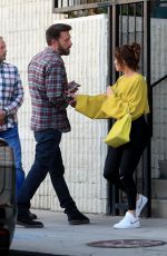 JENNIFER LOPEZ and Ben Affleck Heading to a Dance Studio in Los Angeles 03/25/2022