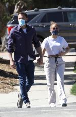 JENNIFER LOPEZ and Ben Affleck Hold Hands Out in Los Angeles 03/23/2022