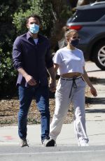 JENNIFER LOPEZ and Ben Affleck Hold Hands Out in Los Angeles 03/23/2022