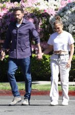 JENNIFER LOPEZ and Ben Affleck Hold Hands Out in Los Angeles 03/23/2022