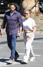 JENNIFER LOPEZ and Ben Affleck Hold Hands Out in Los Angeles 03/23/2022