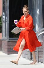JENNIFER LOPEZ Heading to a Business Meeting in Los Angeles 03/25/2022