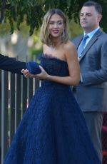 JESSICA ALBA Arrives at 2022 Vanity Fair Oscar Party in Los Angeles 03/27/2022