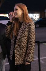 JESSICA CHASTAIN Arrives at The Eyes of Tammy Faye Screening in Santa Monica 03/19/2022